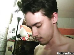 These horny freshman girls love a hot load on their face