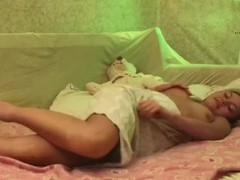 I like watching my GF in various poses. That Honey possesses wonderful and sexy wet a-hole, dripping wet amateur slit and gorgeous amateur milk sacks that I like licking, giving a kiss and fucking so much. I start tenderly touching the nude skin feeling it getting warmer and warmer below my hands. Melena quietly moans and implores me not to stop. In this real homemade porn I permeate my sexy girlfriend’s holes like avid making the one and the other of us quickly reach the explosive orgasm!